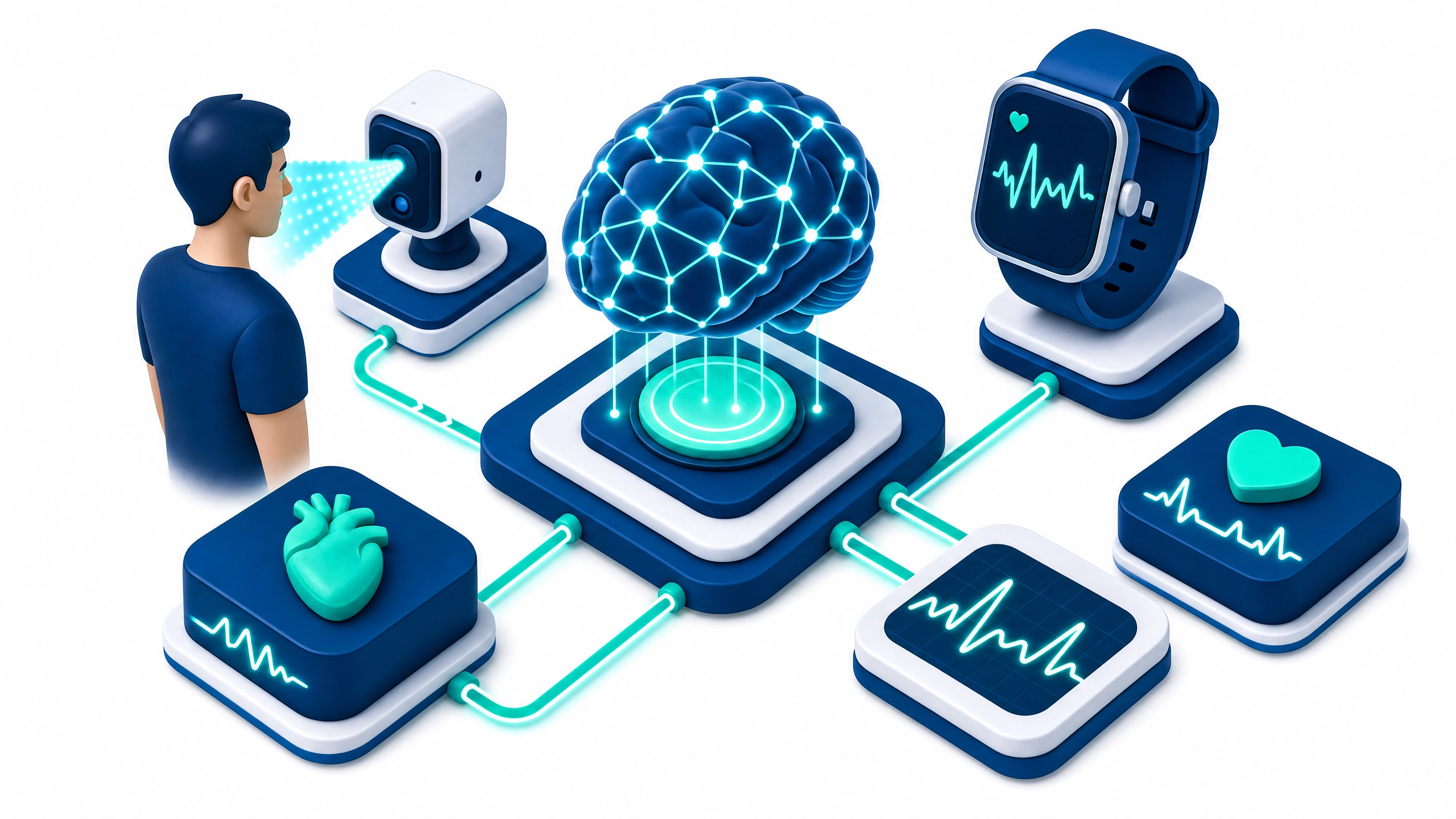 Integration von Sensordaten wie PPG/EKG in LLMs