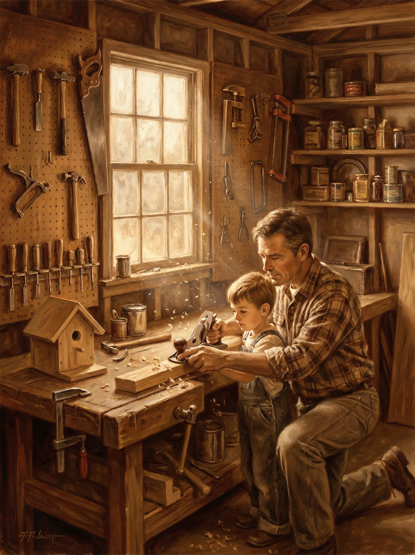 Dad's Workshop: Where Dreams Took Shape