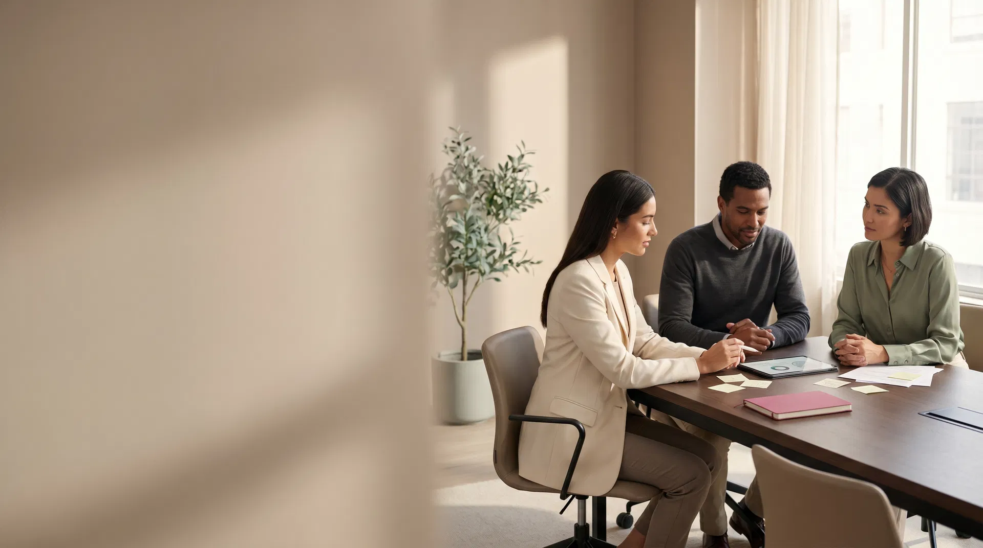 Discussion stratégique en contexte professionnel