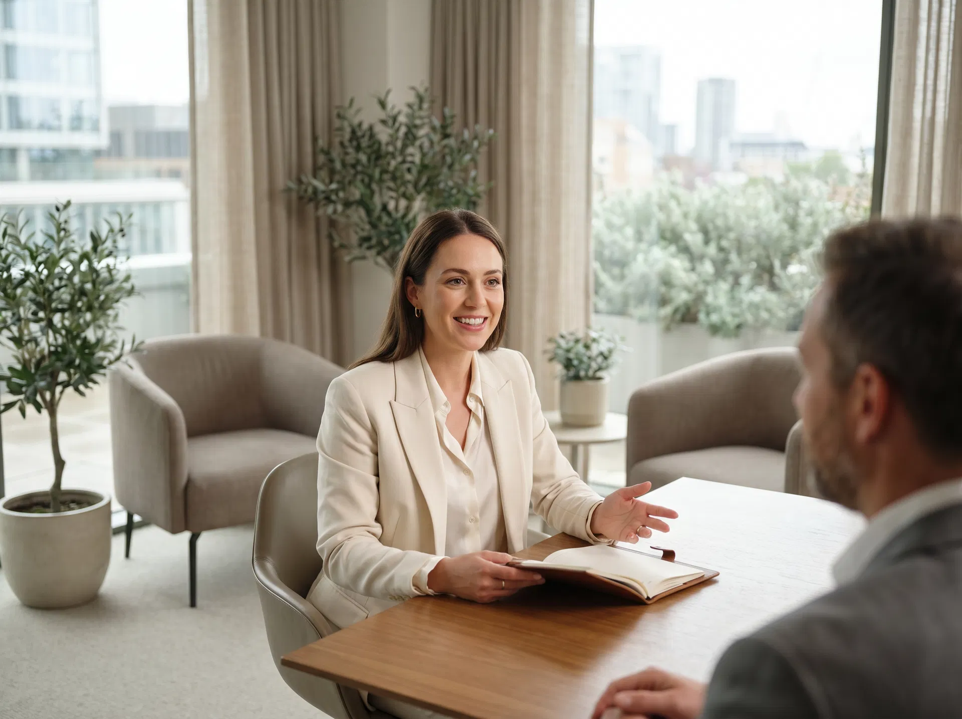 Consultante d’expérience en conversation professionnelle