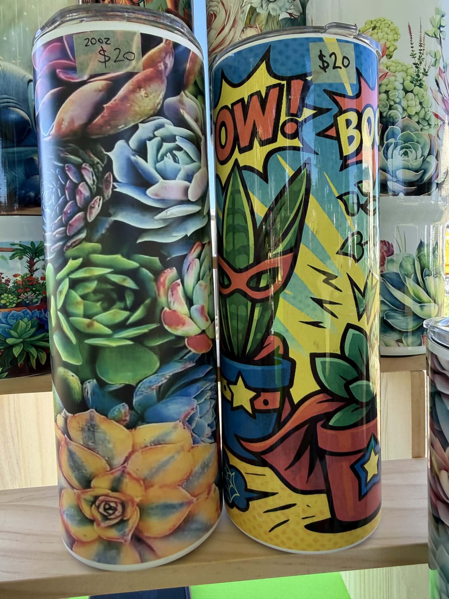 20oz Drink bottle with art design