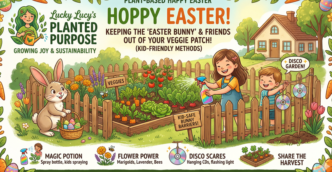 Happy Easter from all of us at Lucky Lucy’s Planted Purpose!