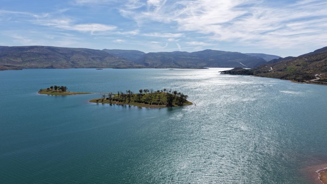 Blue Renaissance: The Bin El Ouidane Dam at the Peak of Its Form