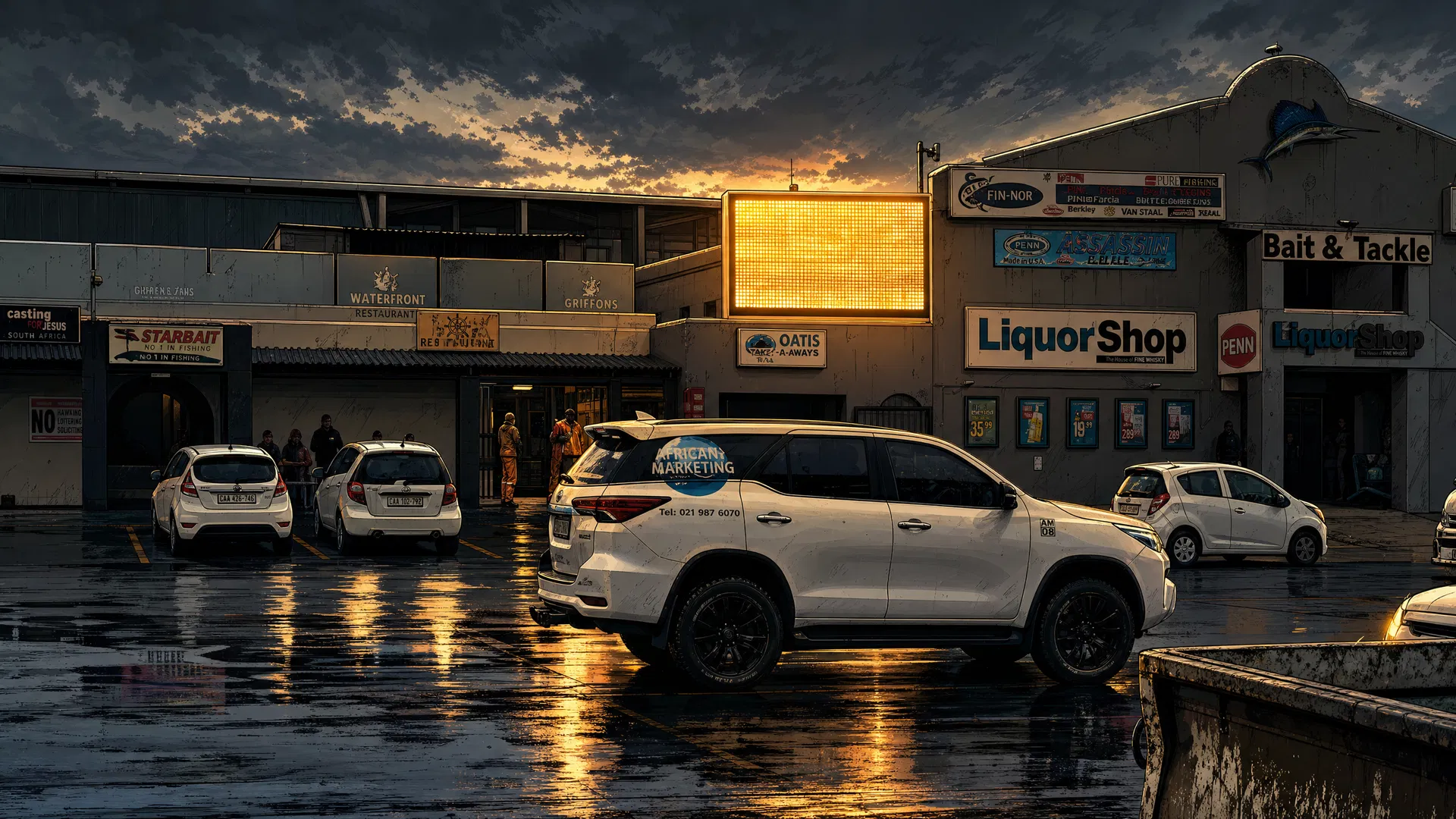 Gateway Centre, Langebaan — cinematic illustration