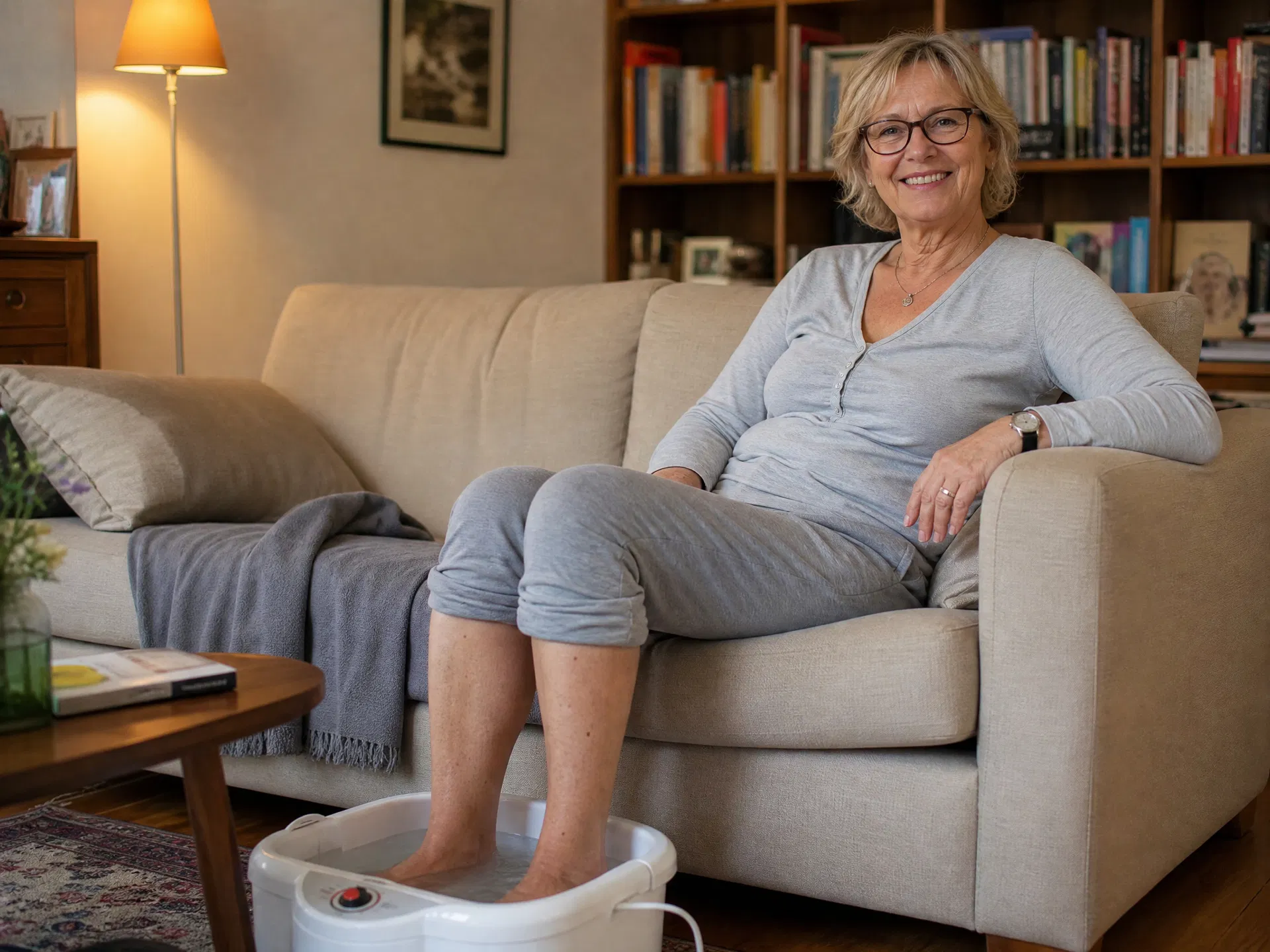 Brigitte K. – Kundin mit Purus Fußbad