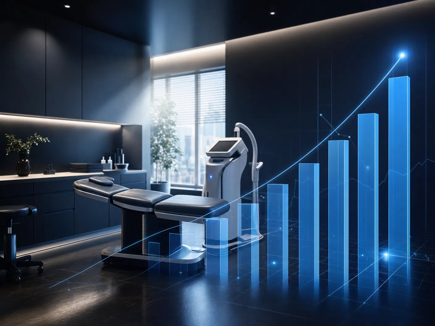 Clinical revenue visualization for Shockwave therapy