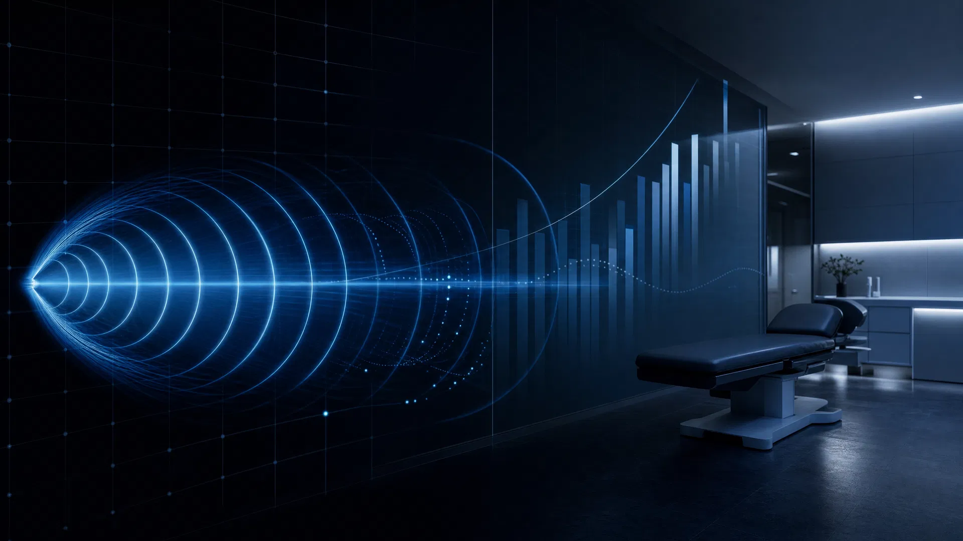 Abstract Shockwave therapy ROI visualization