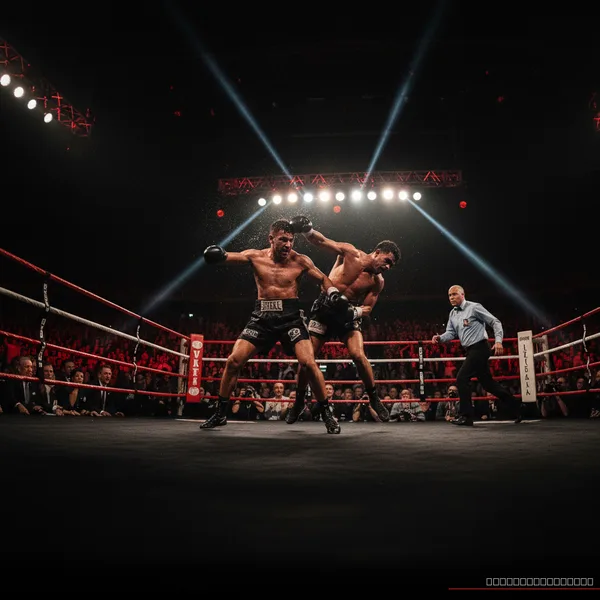 VEGAS FARCE: REFEREE HITS THE DECK IN SHOCKING UNDERCARDS! WHAT'S GOING ON?