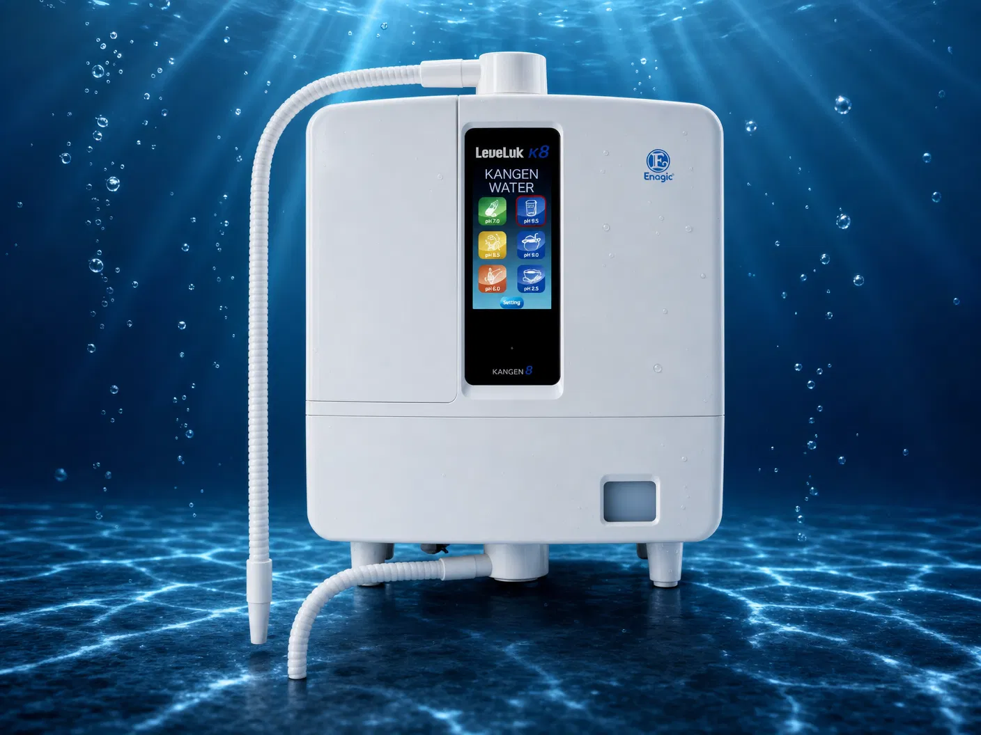 LeveLuk K8 | Enagic's Flagship 8-Plate Kangen Water Machine UK