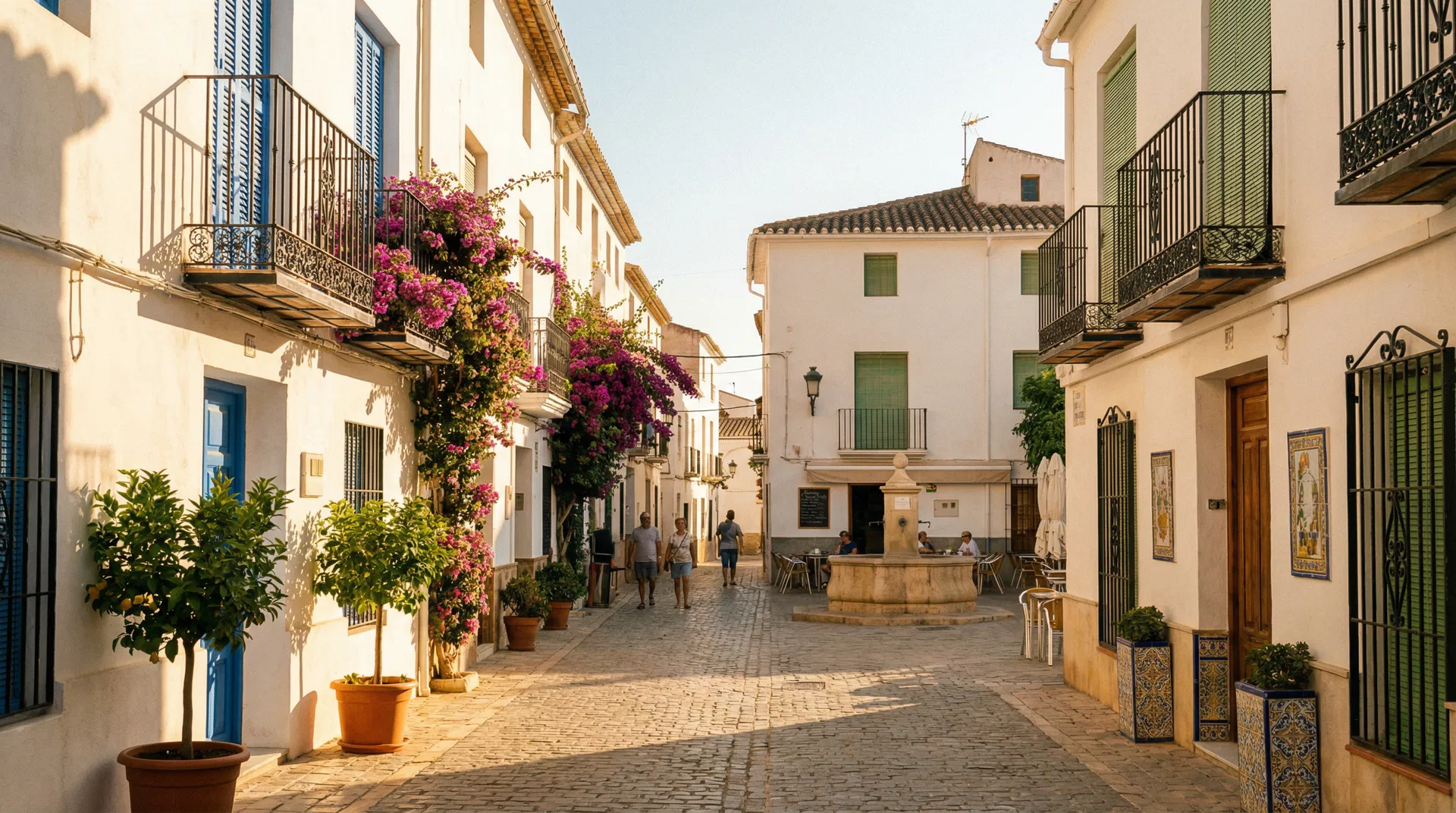 Charming streets of Algorfa village