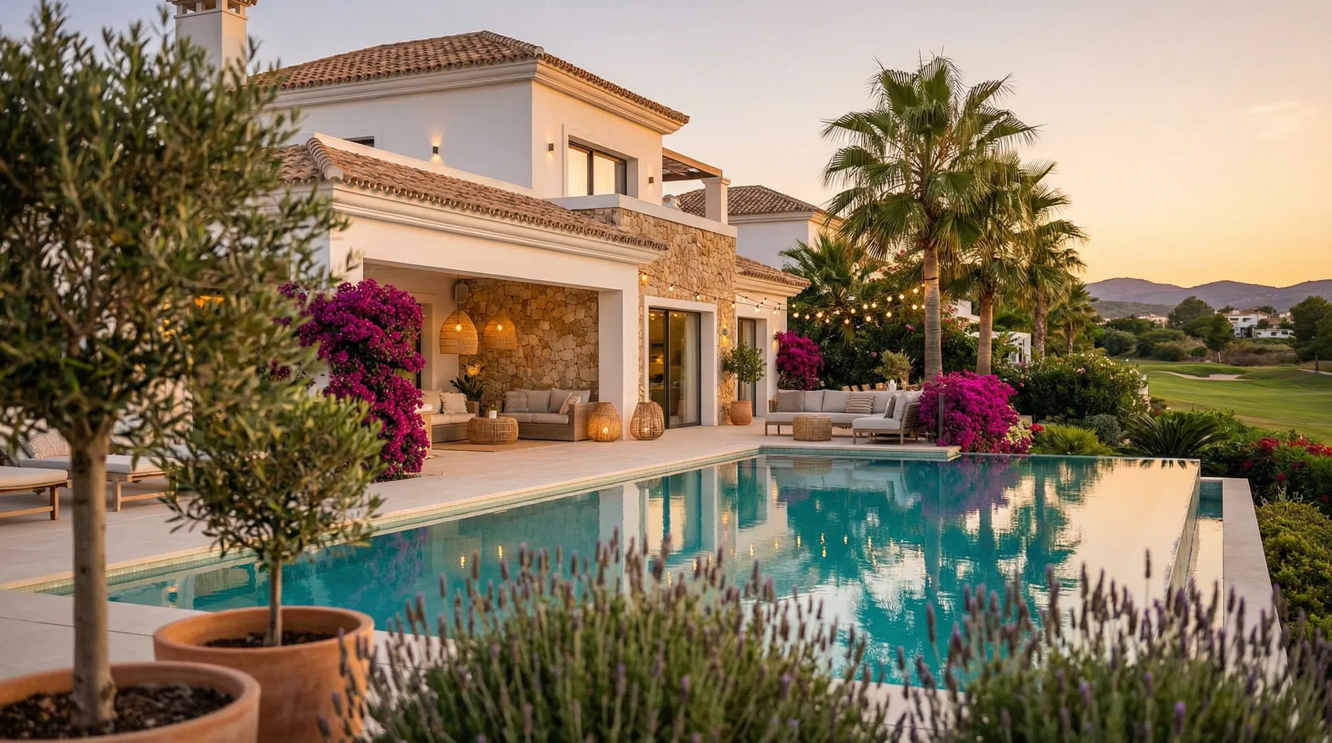 Luxury villa with pool at La Finca