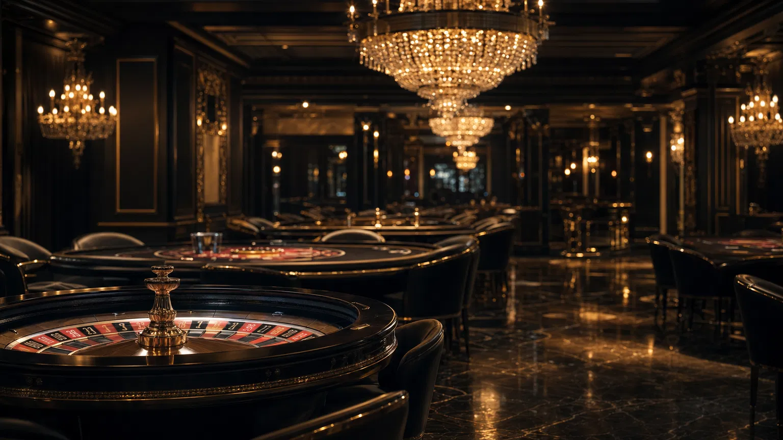 Luxury casino interior