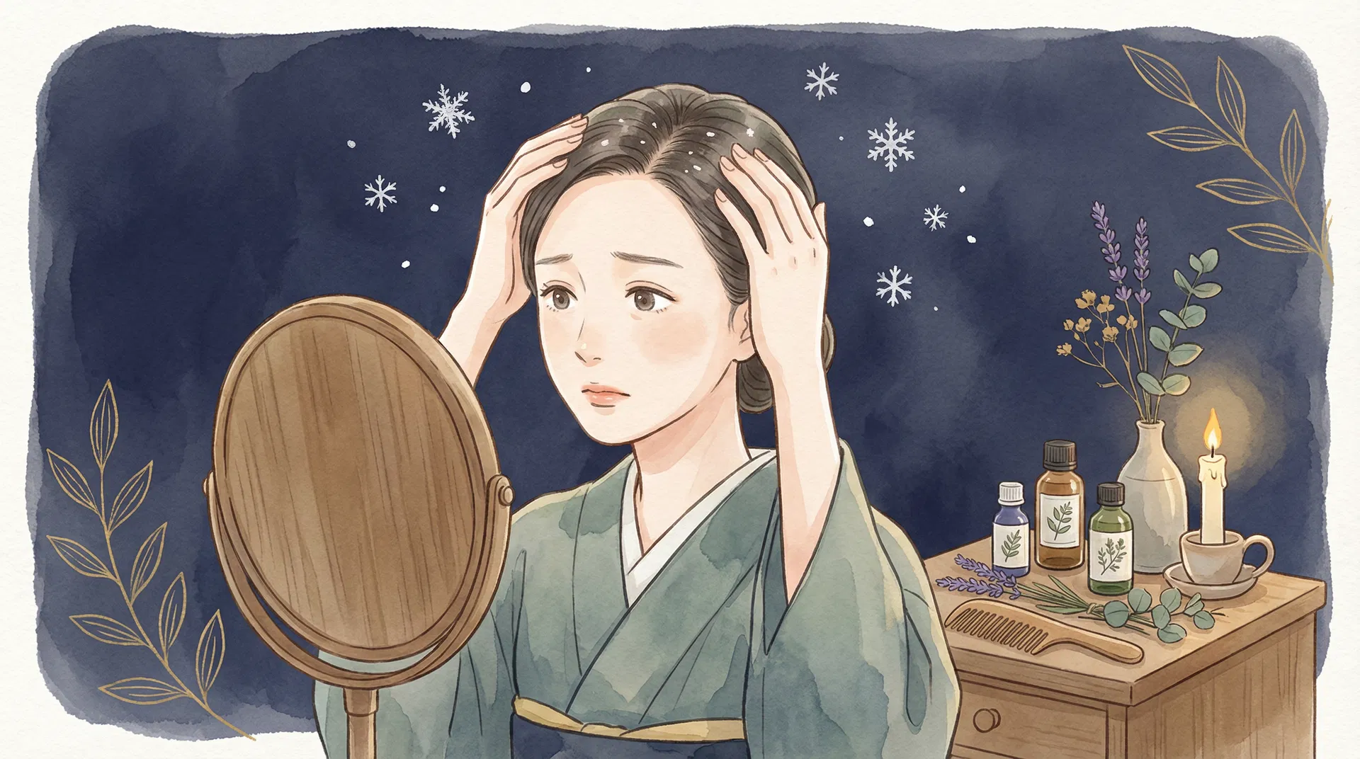 頭皮の乾燥が気になる方へ。フケ・かゆみの原因と正しいケア方法