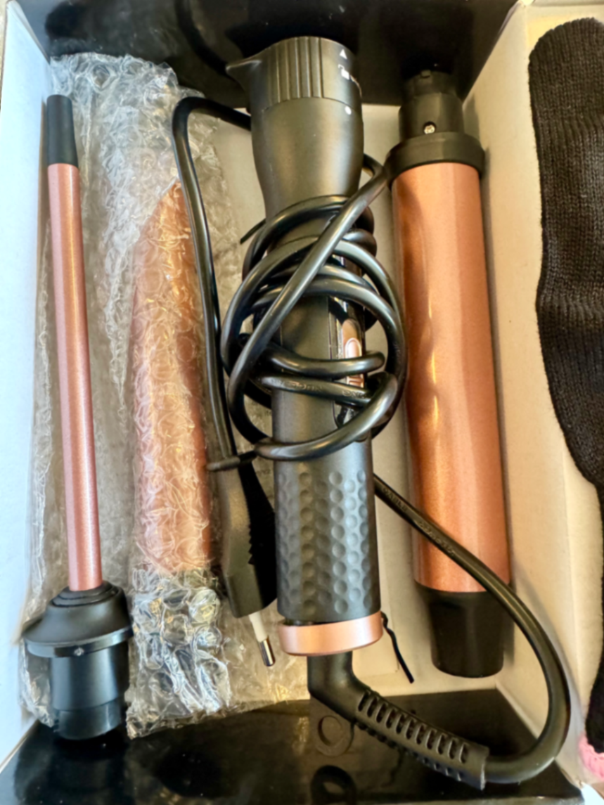 Lockenstab 3 in 1 Multifunktions Austauschbare Keramikbeschichtung Curling Iron - Bild 1