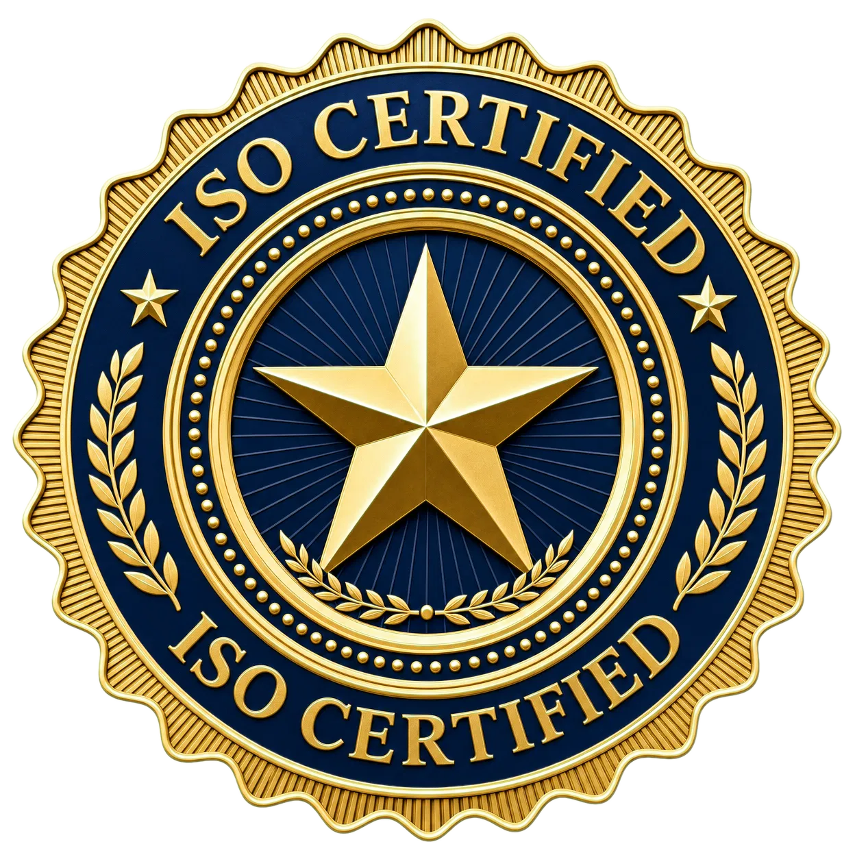 ISO Certified badge