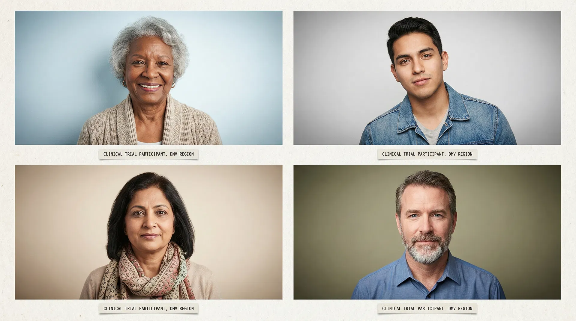 Diverse participants