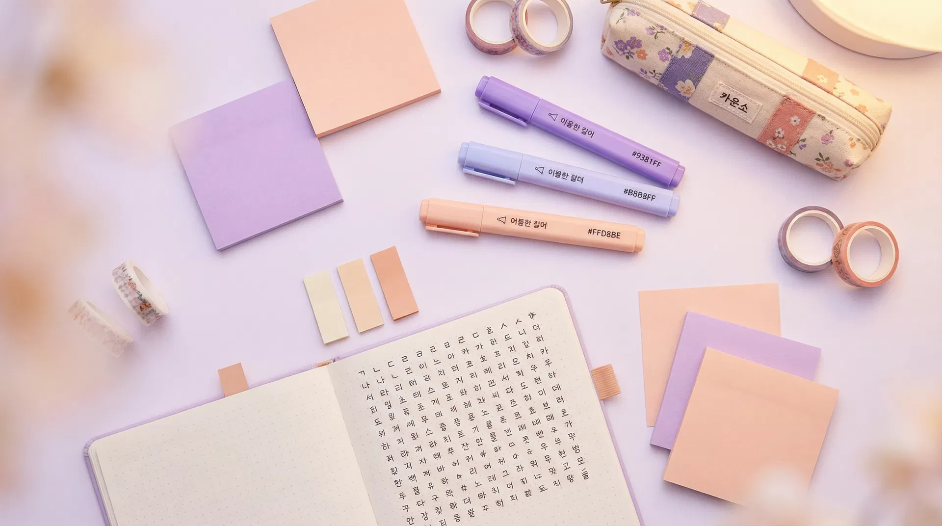 Korean stationery