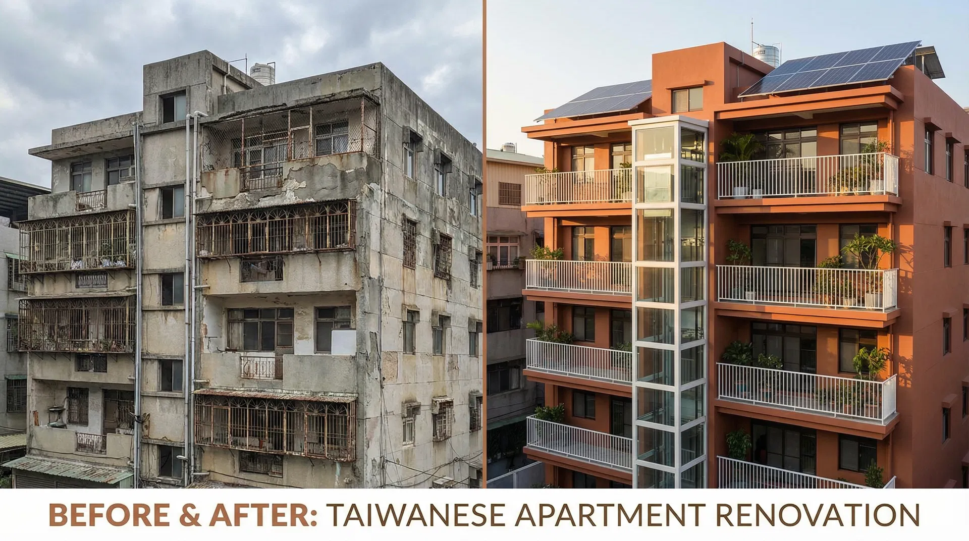 老屋翻新前後對比