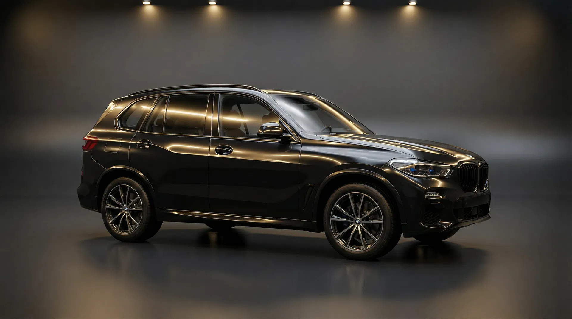 SUV professionell aufbereitet – großer Geländewagen im Studio