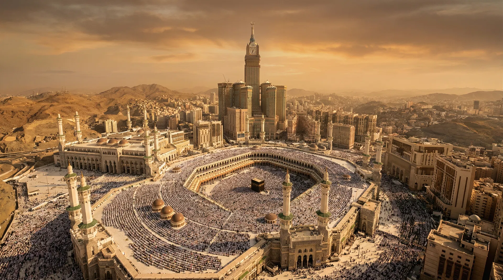 المسجد الحرام - منظر جوي