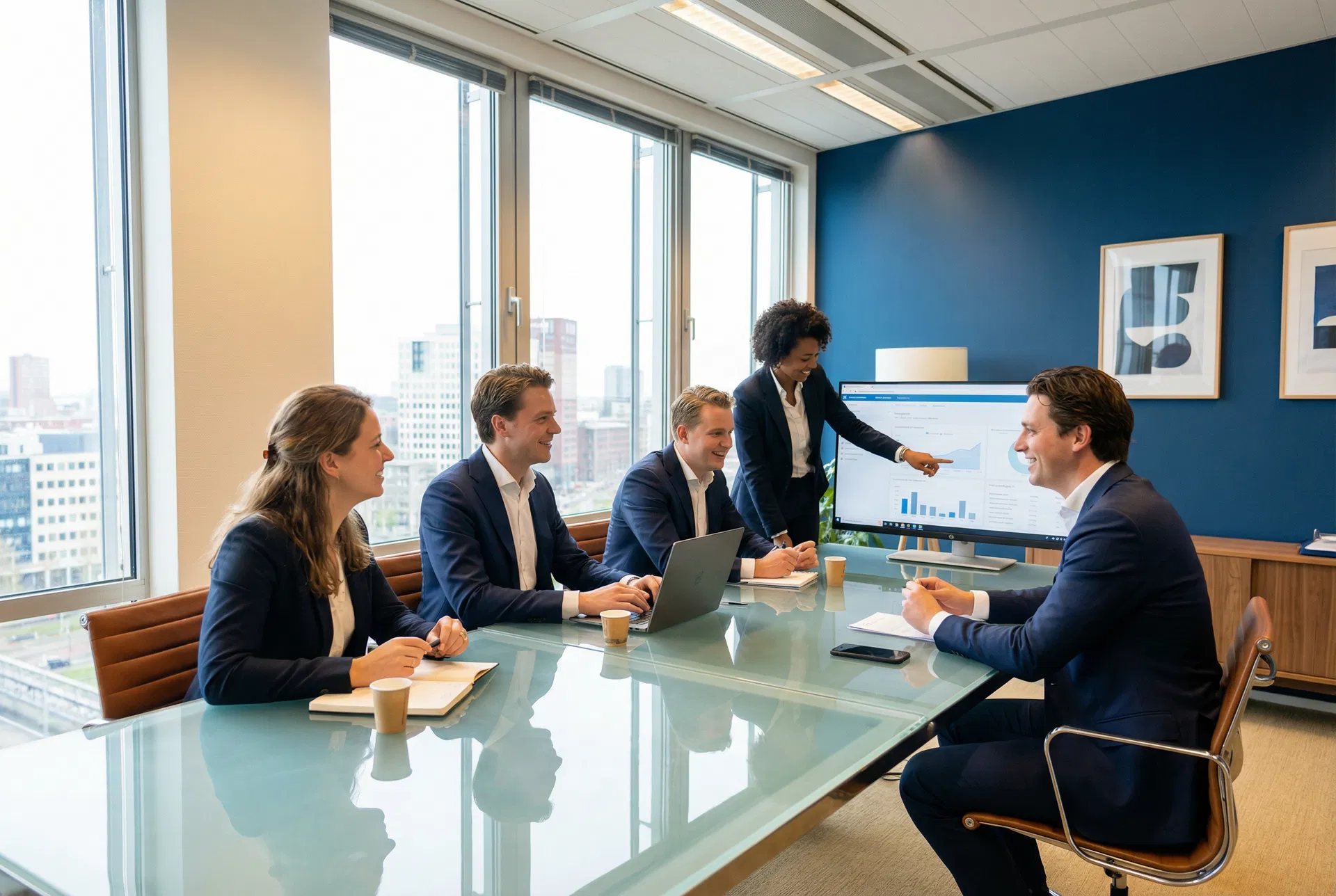 Klantenservice365 team in vergadering