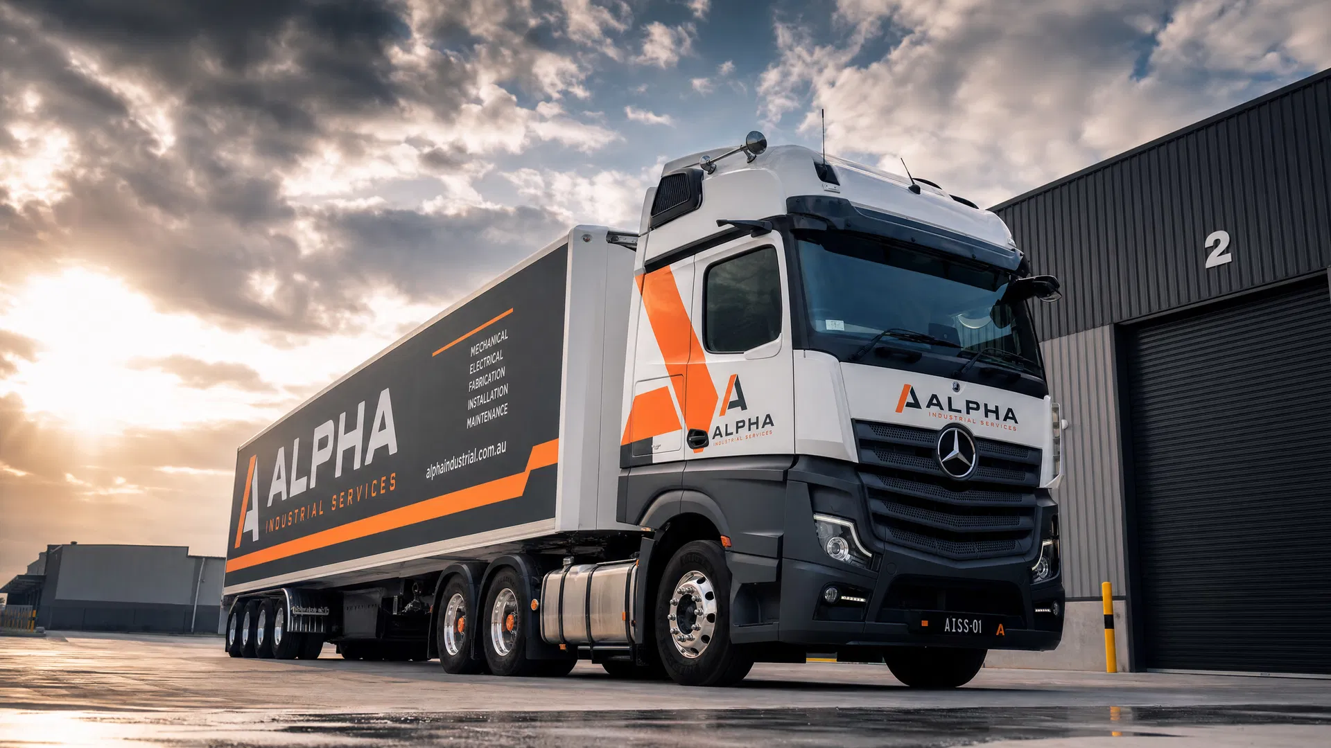 LKW-Vollbeklebung
