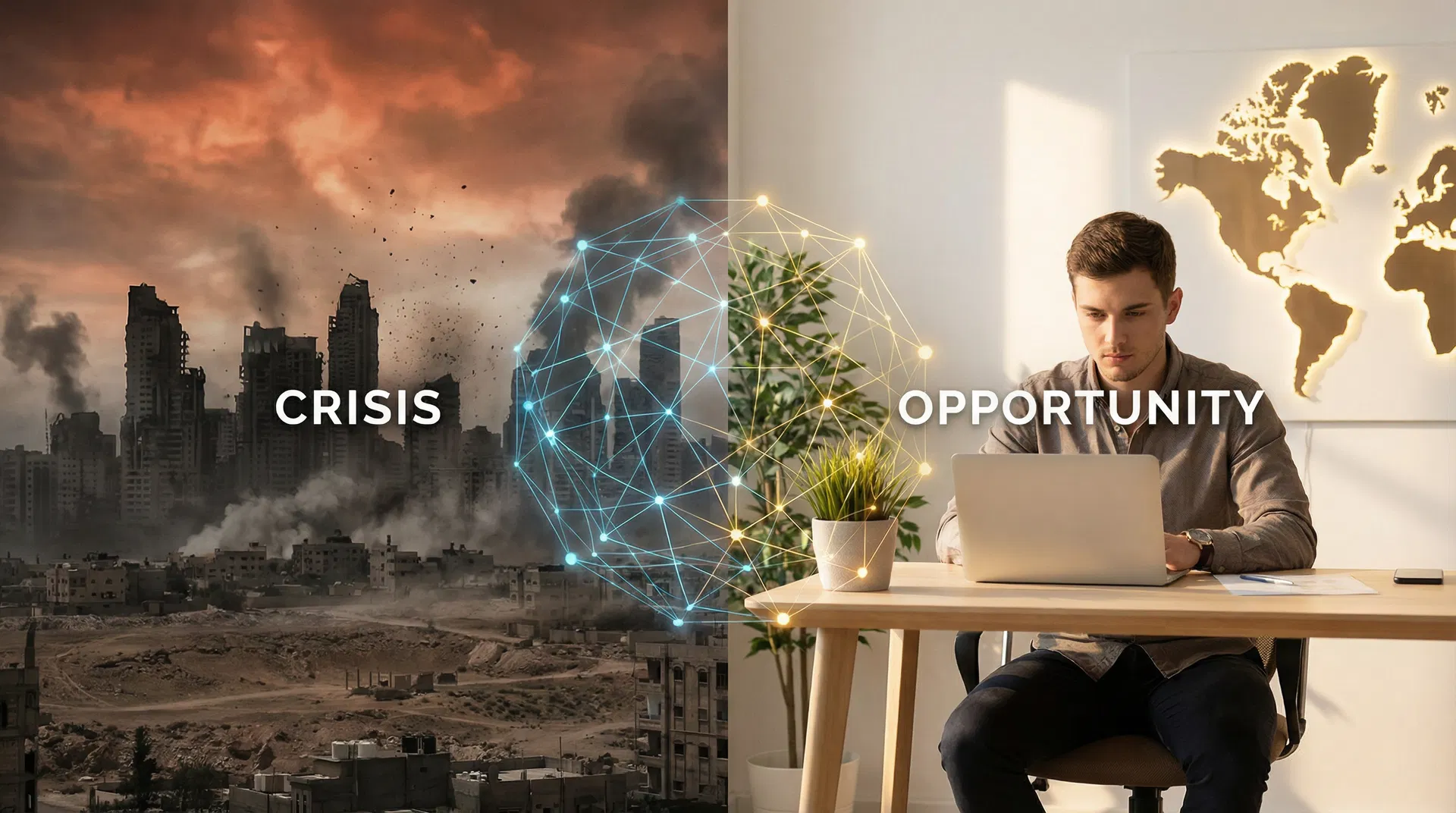 الحروب تسرق الوظائف — والعمل أونلاين يعيدها إليك