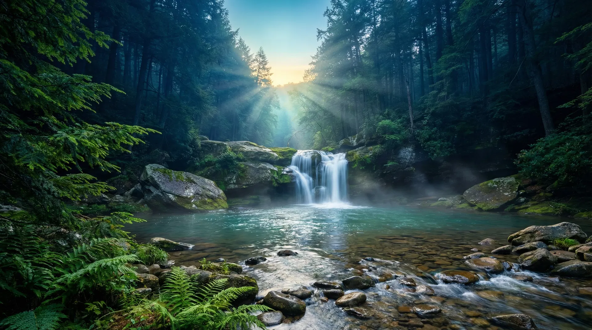 West Virginia Mountain Waterfall
