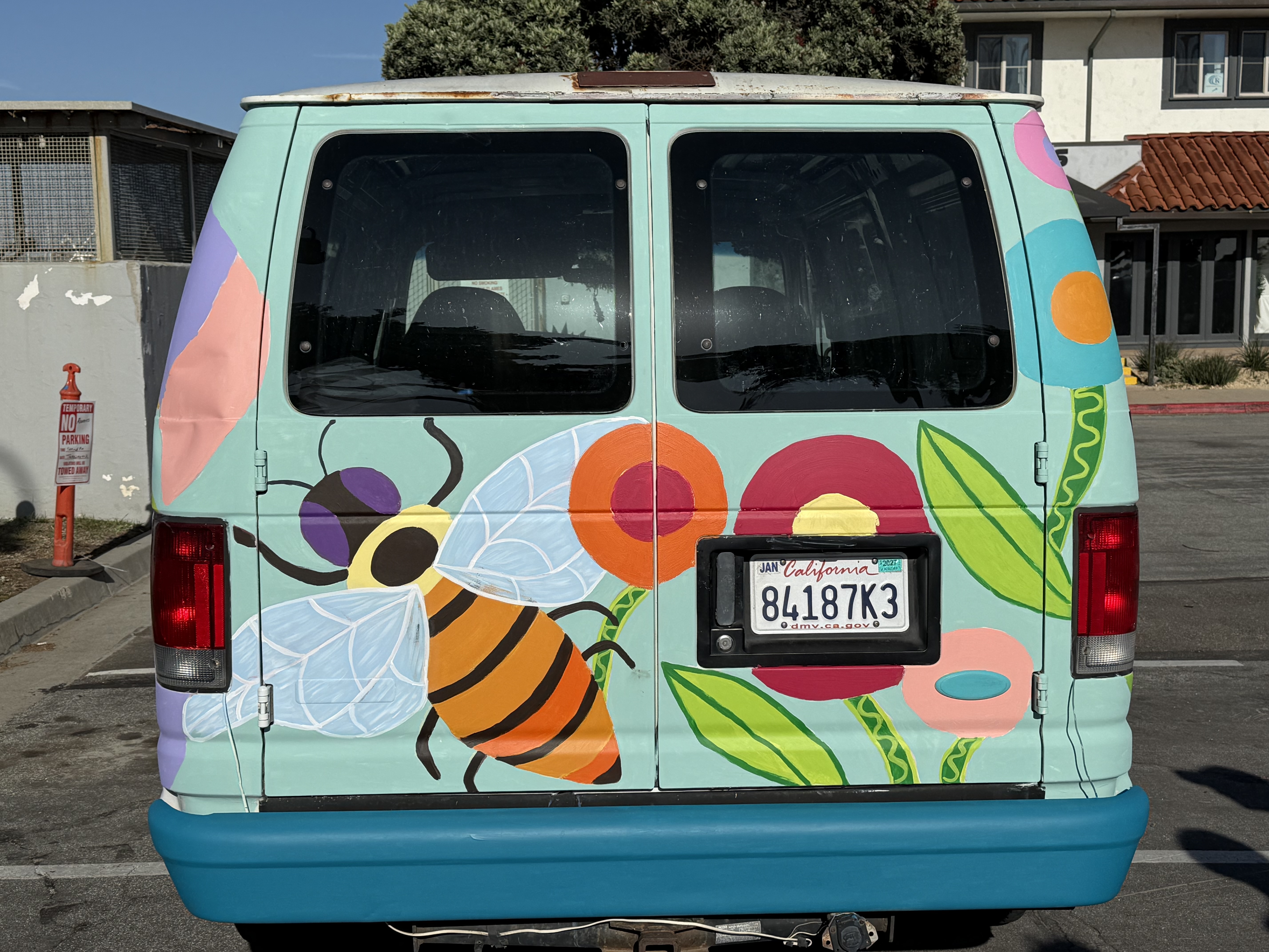 The participants helped design and paint the Vibe mobile