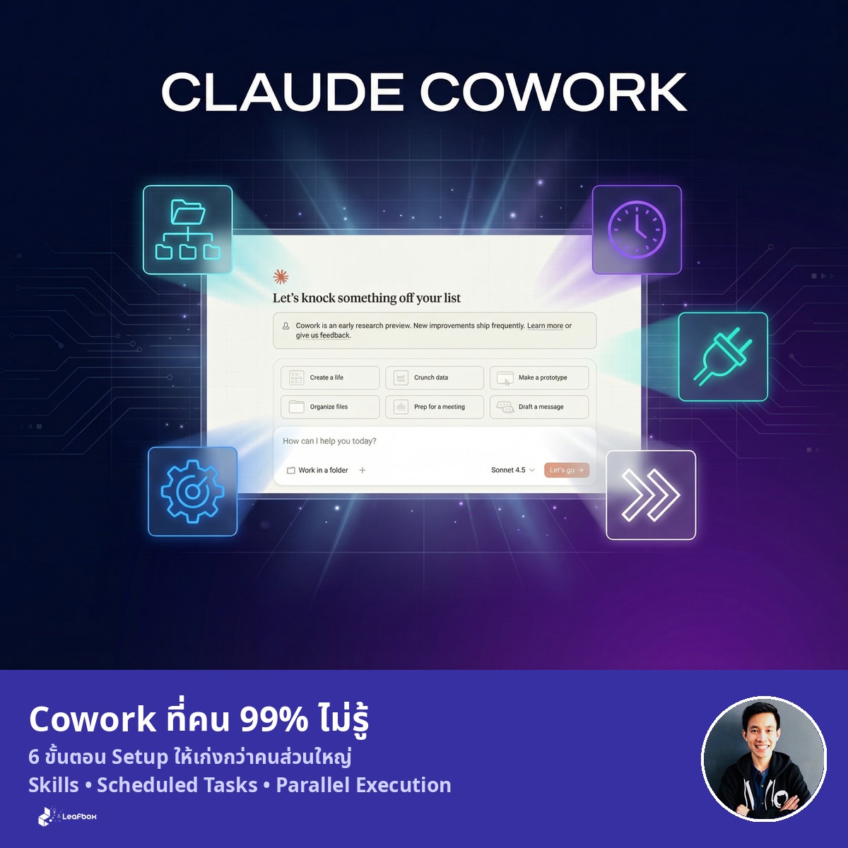 ใช้ Claude Cowork มาตั้งแต่เปิดตัว แต่เพิ่งรู้ว่า 99% ของคนใช้ผิดวิธีมาตลอด