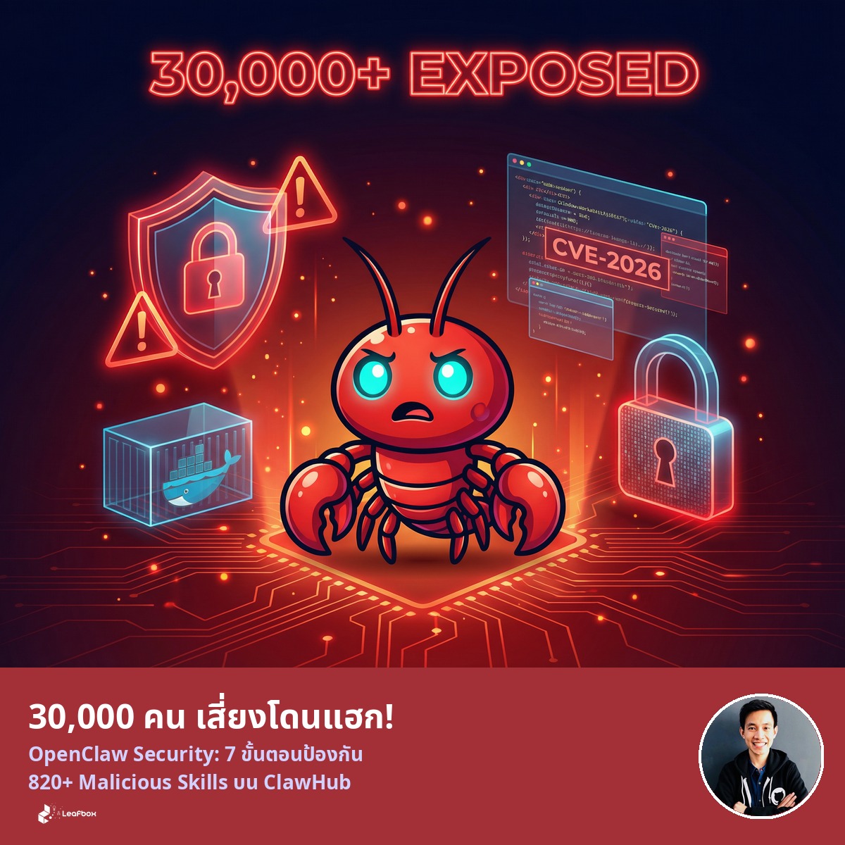 ถ้าคุณยังรัน OpenClaw แบบ default คุณกำลังเปิดประตูให้แฮกเกอร์ 7 ขั้นตอนป้องกันต้องทำทันที