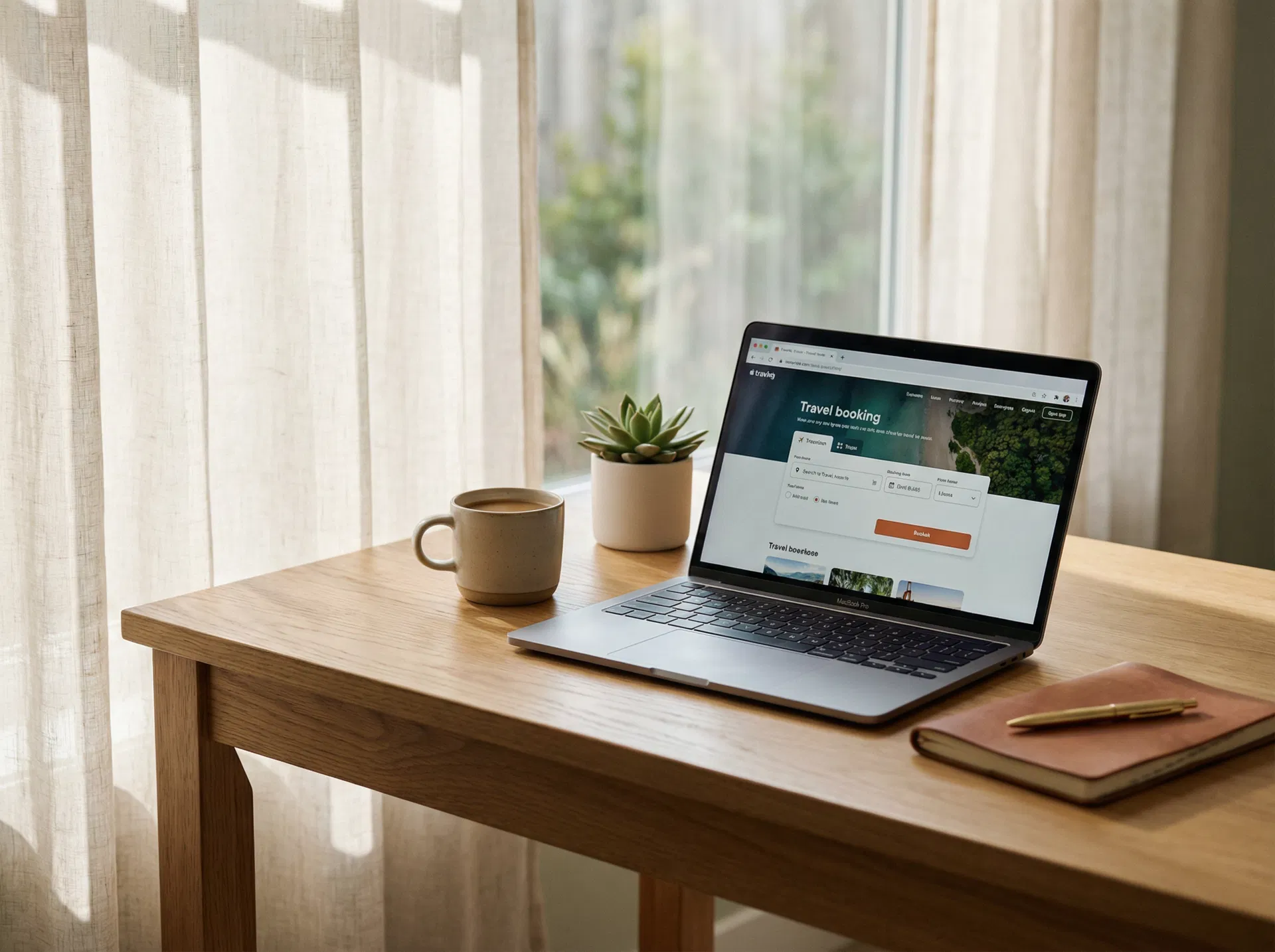 Calm professional workspace