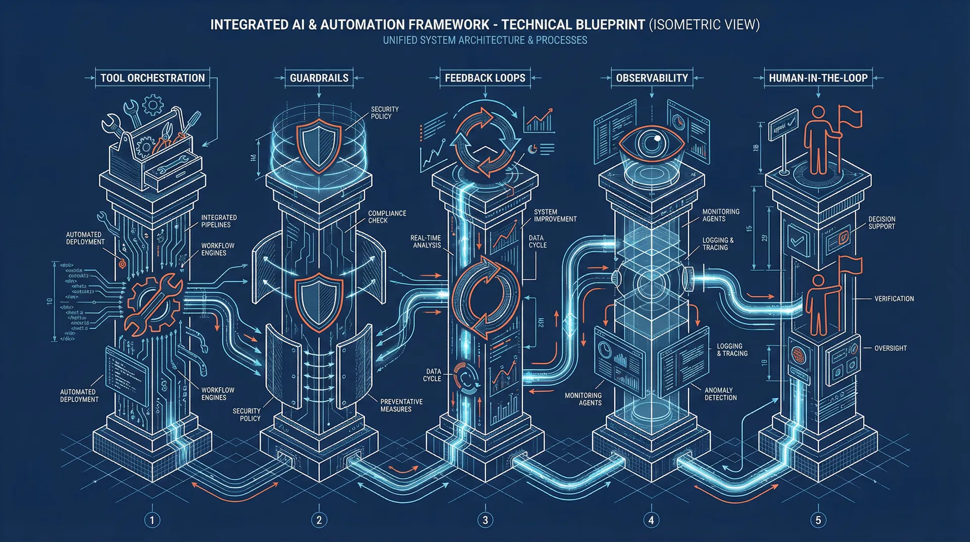 五大核心支柱架构图