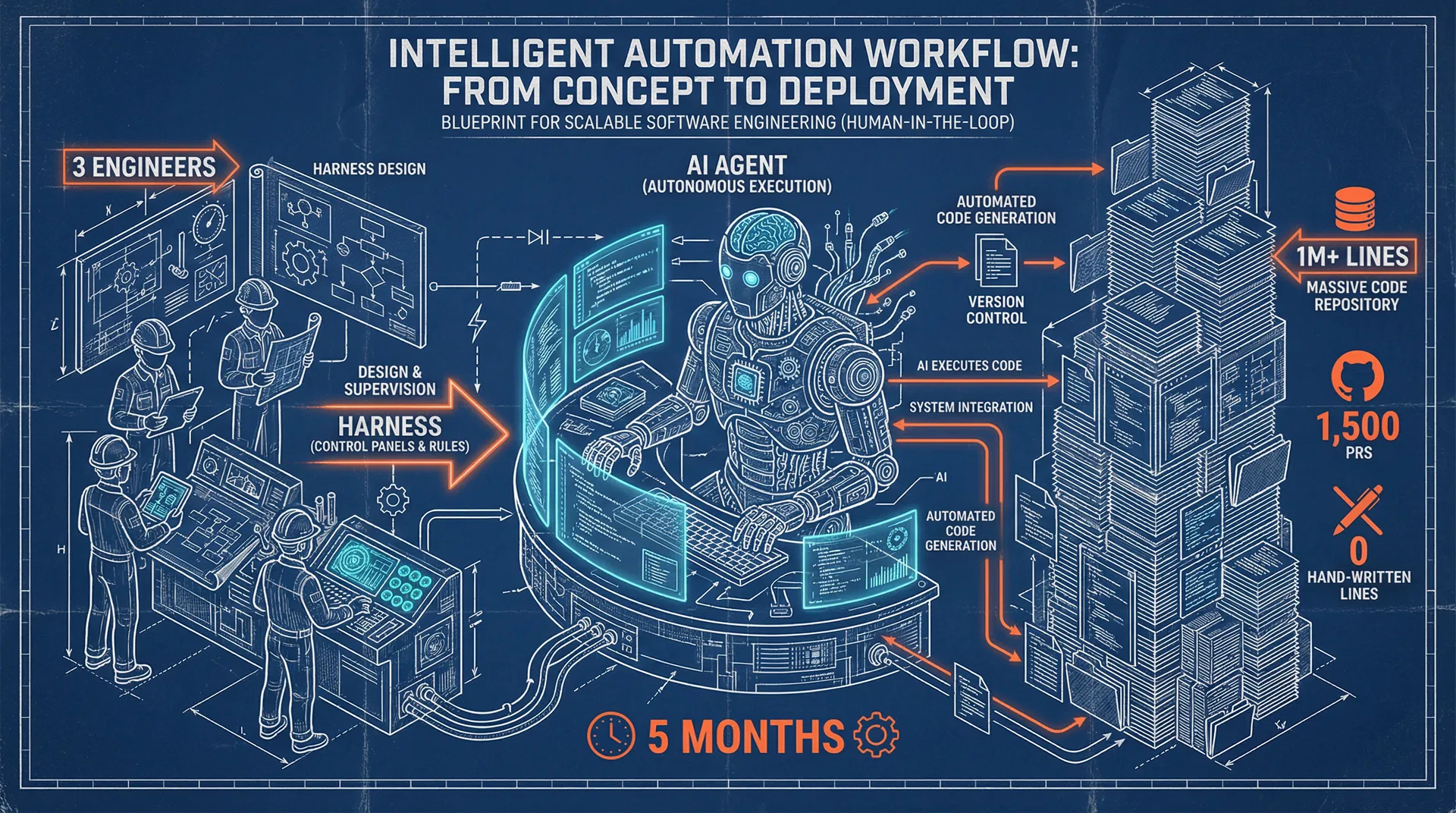 OpenAI 百万行代码实验