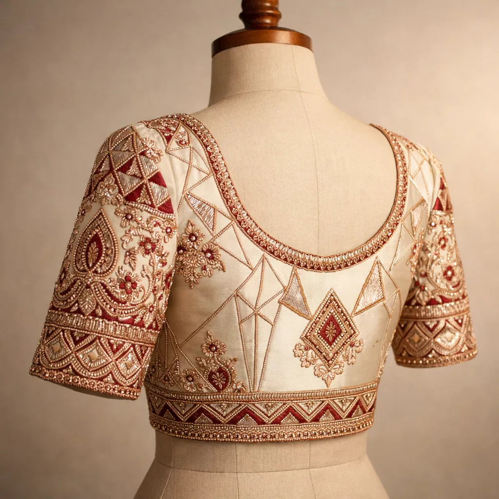 Premium bridal blouse design 2