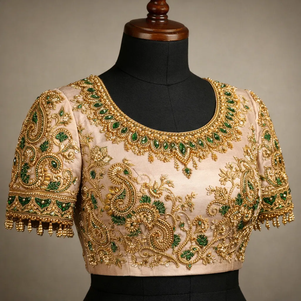 Premium bridal blouse design 3