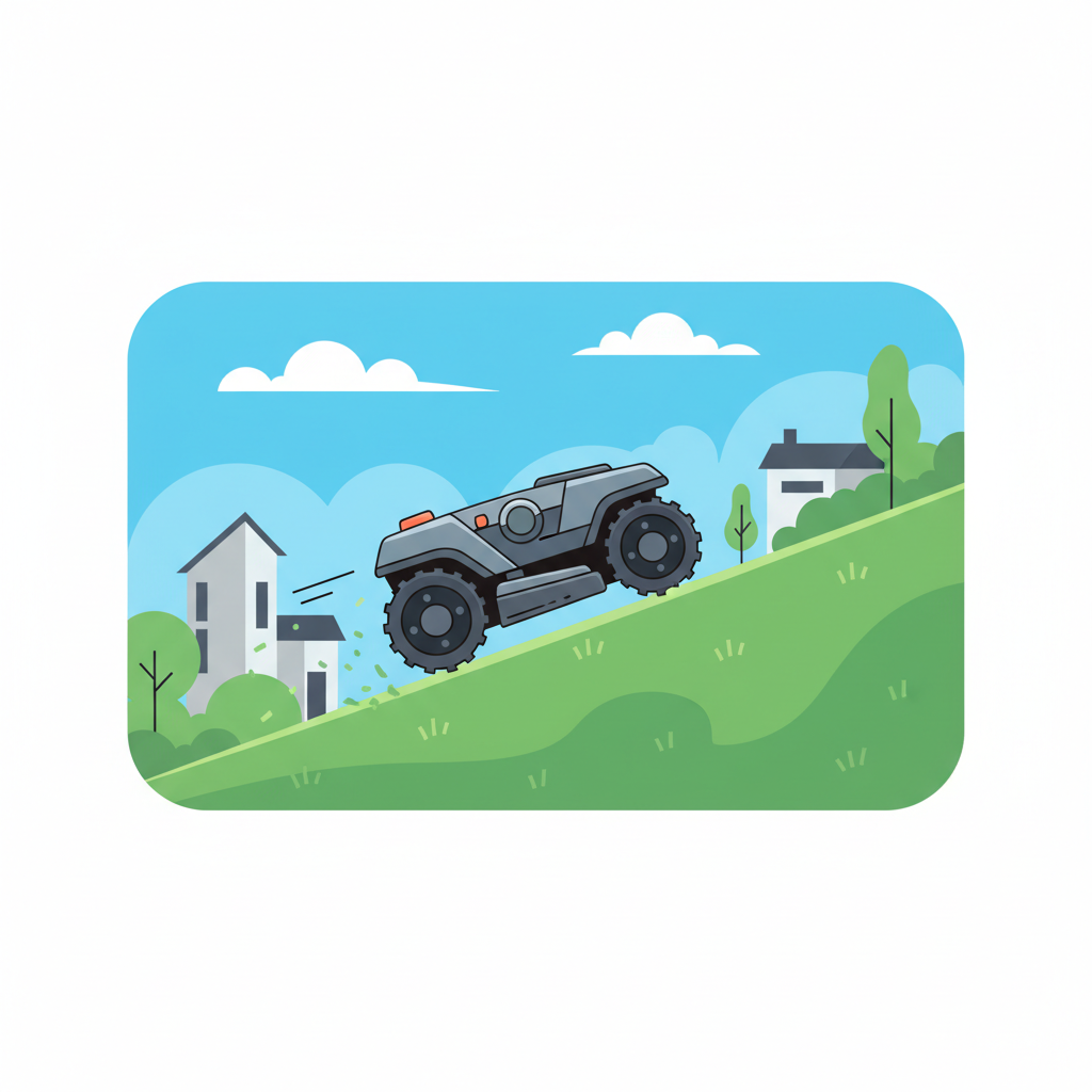 MGC1000 Robot Mower Review: Conquering Steep 45° Slopes