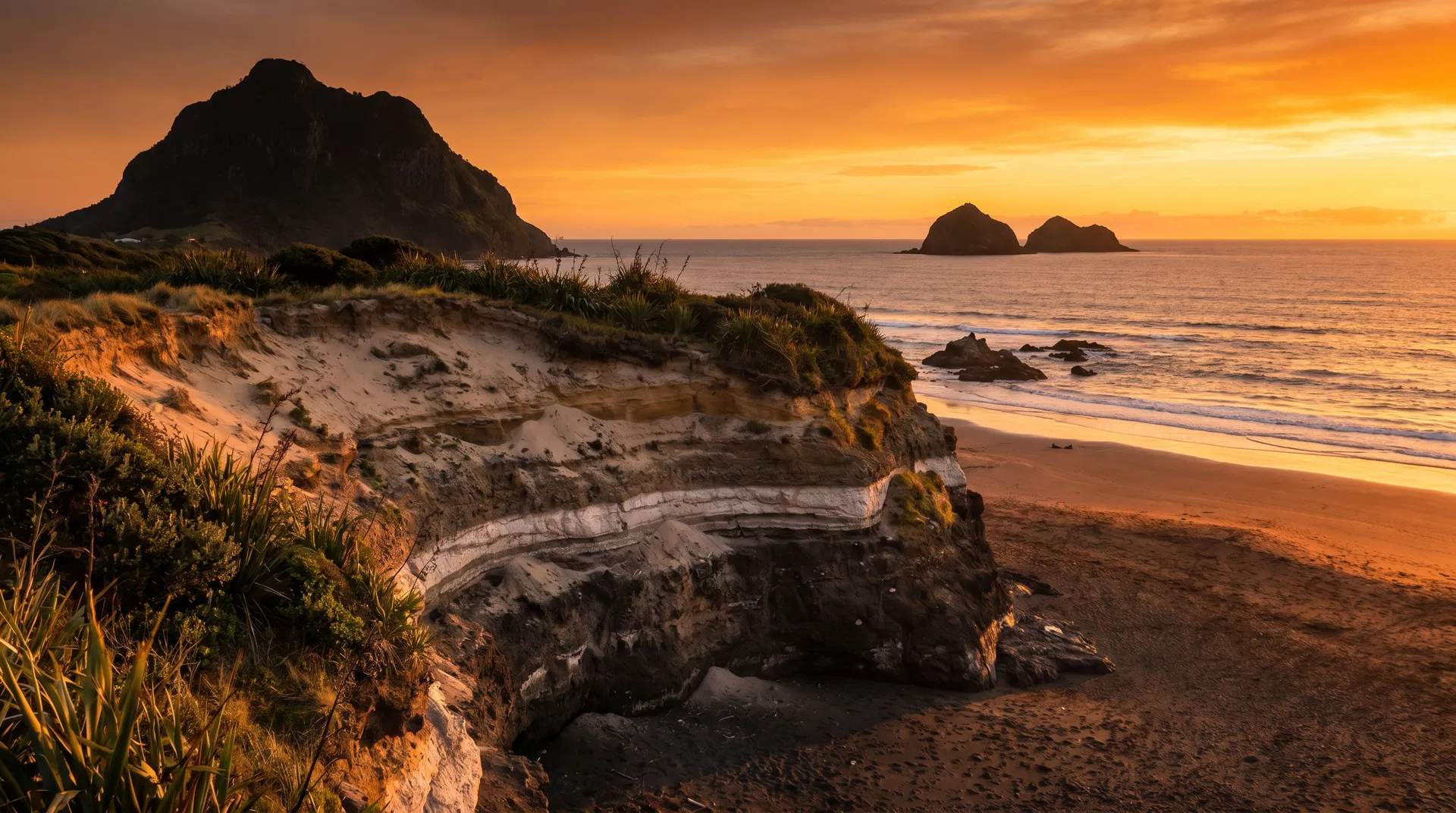 Back Beach Paritūtū