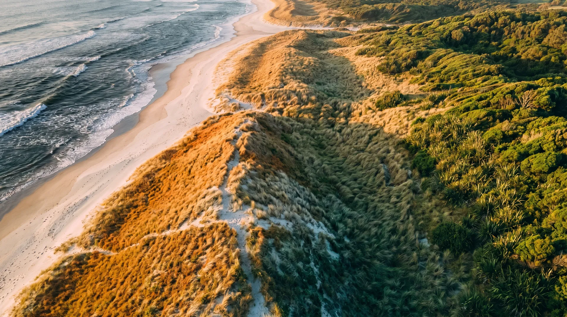 Coastal sand dune system