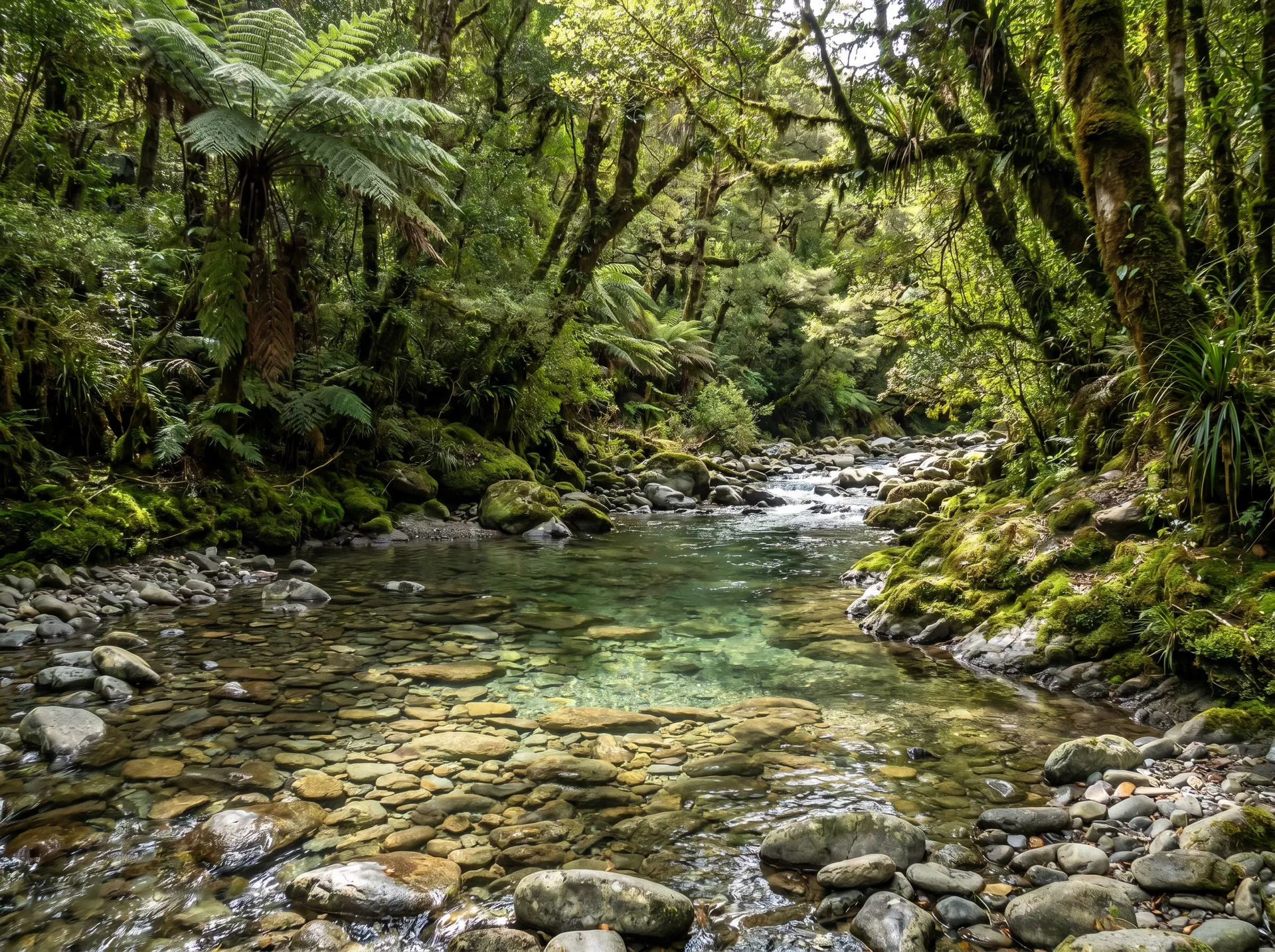 Native bush stream