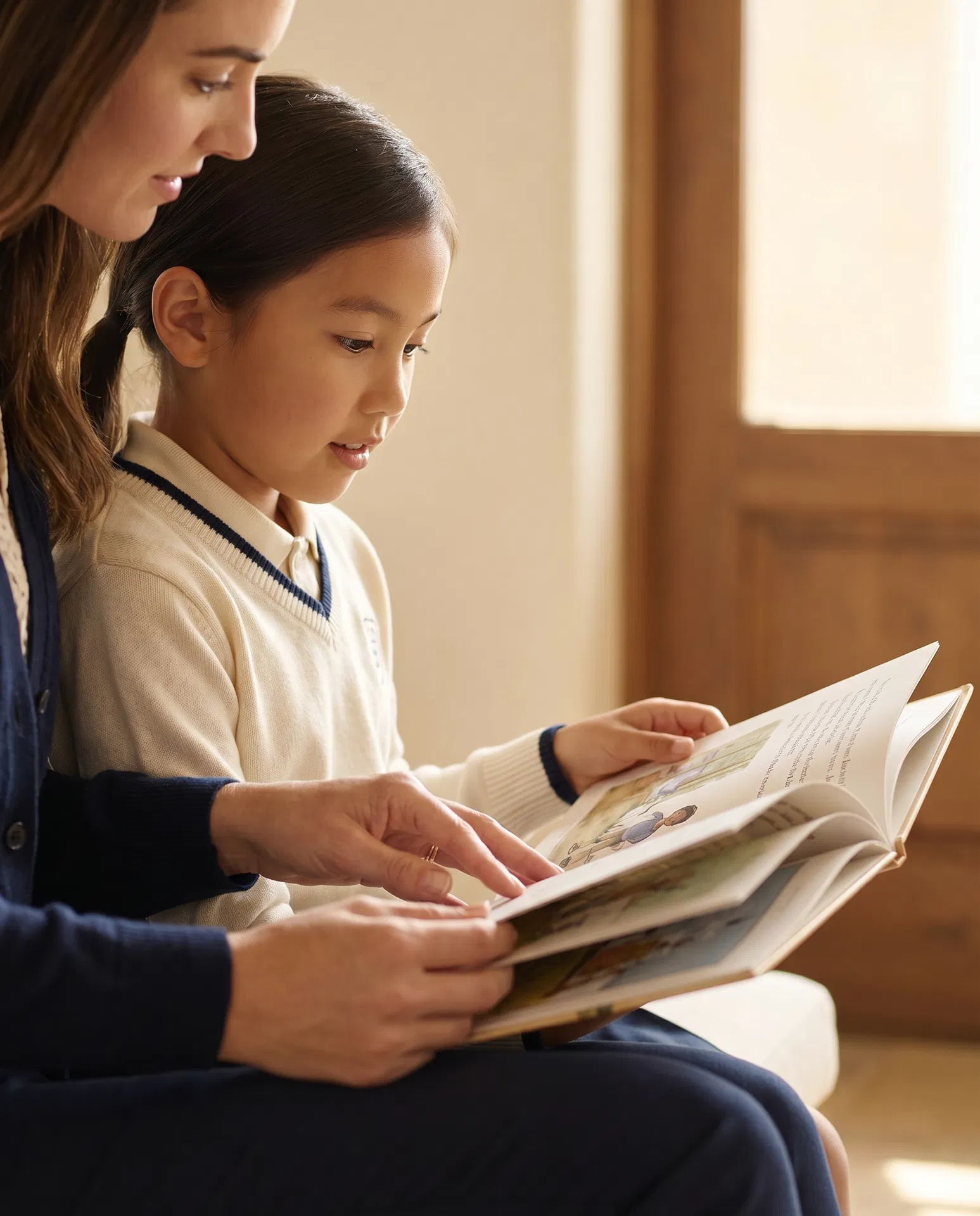 Detalle de acompañamiento individual en la lectura