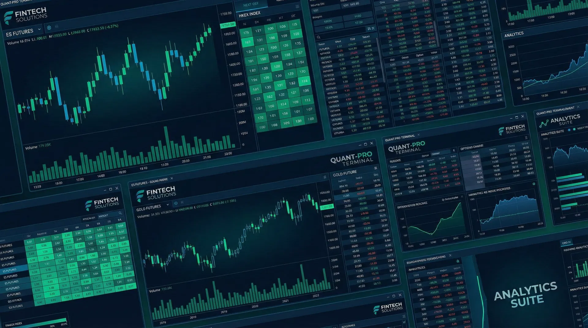 FuturesPro analytics dashboards showcase