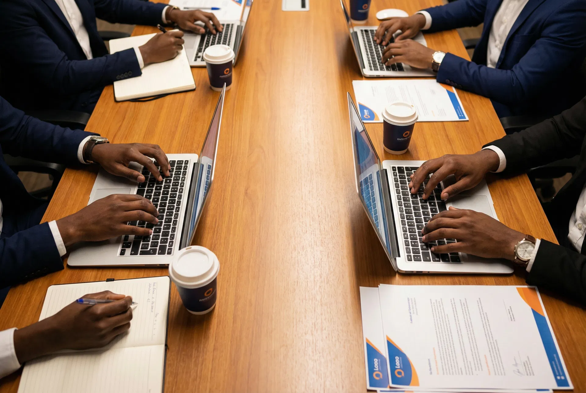 Entrepreneurs au travail