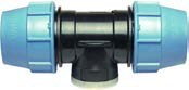 TÉ COMPRESSION 90° TARAUDÉ — Ø 32 x 3/4" x 32
