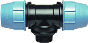 TÉ COMPRESSION 90° FILETÉ — Ø 20 x 3/4" x 20