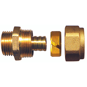LAITON RACCORD PER MALE 16x1/2"x2.0
