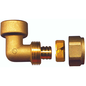 LAITON RACCORD PER COUDE FEMELLE 22x3/4"x3.0