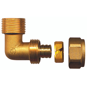 LAITON RACCORD PER COUDE MALE 25x1"x3.5
