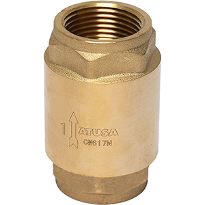 CLAPET DE RETENU AVEC RESSORT RENFORCE 4”