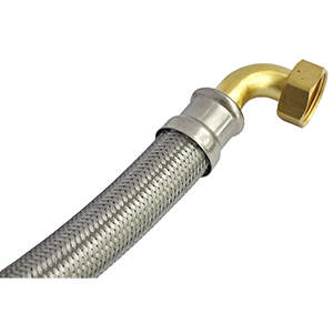 FLEXIBLE INOX Dn25 PN16 M 1" -Coudé F 1" Lg600 ACS